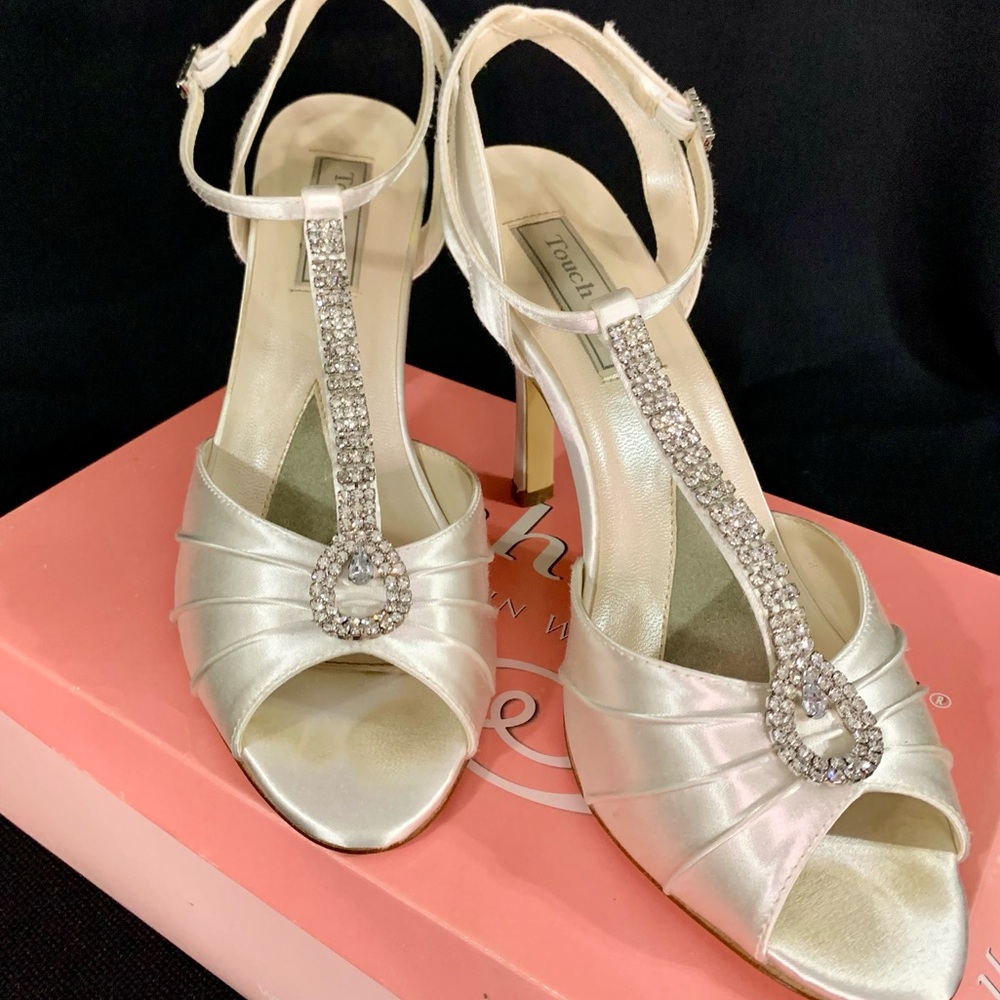 Touch Ups | Izzie | Bridal Shoes | Color: White Satin | Size: 9.5M